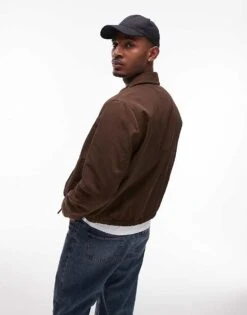 Tommy Hilfiger Water Repellent Ivy Jacket In Dark Brown For Men -Tommy Hilfiger Store 207713966 4