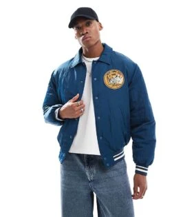 Tommy Jeans Logo Patch Bomber Jacket In Multi For Men -Tommy Hilfiger Store 207714028 1 multi 1