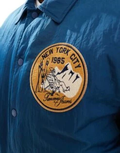 Tommy Jeans Logo Patch Bomber Jacket In Multi For Men -Tommy Hilfiger Store 207714028 3