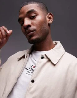 Tommy Hilfiger Smart Casual Ivy Jacket In Beige For Men -Tommy Hilfiger Store 207714157 3