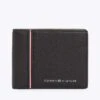 Tommy Hilfiger Th Business Corporate Bifold Leather Wallet In Black For Men -Tommy Hilfiger Store 207714340 1 black