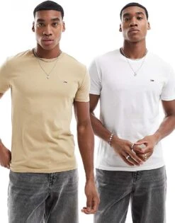 Tommy Jeans 2-pack Extra Slim T-shirts In Multi For Men