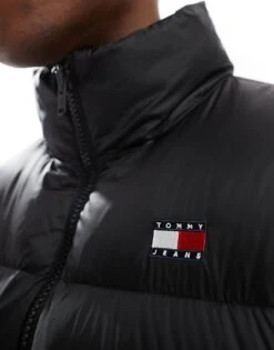 Tommy Jeans Down Alaska Puffer Jacket In Black For Men -Tommy Hilfiger Store 207714400 3