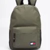 Tommy Jeans Essential Logo Dome Backpack In Olive Green For Men -Tommy Hilfiger Store 207714447 1 olivegreen