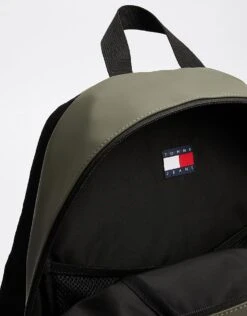Tommy Jeans Essential Logo Dome Backpack In Olive Green For Men -Tommy Hilfiger Store 207714447 3