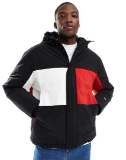 Tommy Jeans Colour-blocked Hooded Jacket In Multi For Men -Tommy Hilfiger Store 207714920 1 multi 1