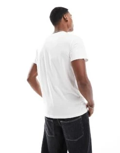 Tommy Jeans Signature Logo Slim T-shirt In White For Men -Tommy Hilfiger Store 207714962 4