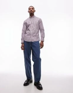 Tommy Hilfiger Th Flex Regular Fit Stripe Shirt In Multi For Men -Tommy Hilfiger Store 207715021 1 multi 1