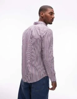 Tommy Hilfiger Th Flex Regular Fit Stripe Shirt In Multi For Men -Tommy Hilfiger Store 207715021 3