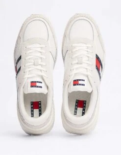 Tommy Jeans Colour-blocked Runner Trainers In White For Men -Tommy Hilfiger Store 207725892 3
