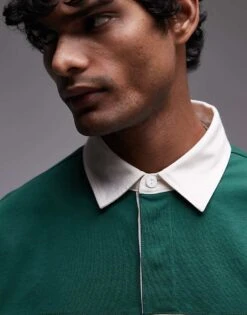 Tommy Hilfiger Colour-blocked Relaxed Rugby Shirt In Multi For Men -Tommy Hilfiger Store 207743465 3