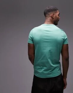 Tommy Hilfiger Logo T-shirt In Green For Men Fort Green -Tommy Hilfiger Store 207758988 4