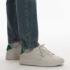 Tommy Hilfiger Leather Court Trainers In Off White And Green For Men Alabaster -Tommy Hilfiger Store 207759083 1 alabaster