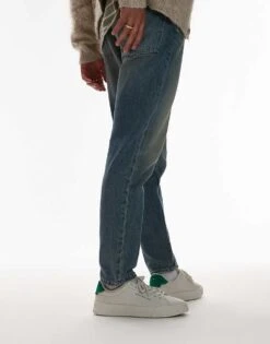 Tommy Hilfiger Leather Court Trainers In Off White And Green For Men Alabaster -Tommy Hilfiger Store 207759083 4