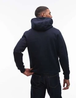 Tommy Hilfiger Multi Flag Logo Hoodie In Navy For Men Desert Sky 654 920 -Tommy Hilfiger Store 207759273 4