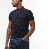Tommy Hilfiger Regular Cotton Polo Shirt In Navy For Men Desert Sky -Tommy Hilfiger Store 207759327 1 desertsky