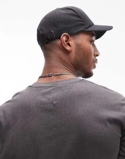 Tommy Hilfiger Linear Logo Cap In Black For Men -Tommy Hilfiger Store 207759349 3