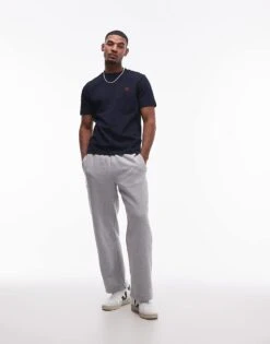 Tommy Hilfiger Monogram Logo T-shirt In Navy For Men Desert Sky