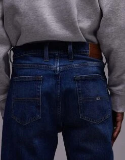 Tommy Jeans Isaac Relaxed Tapered Jeans In Dark Wash For Men Denim Dark -Tommy Hilfiger Store 207794694 5