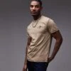 Tommy Jeans Crest Logo T-shirt In Tan For Men Relic Tan -Tommy Hilfiger Store 207794832 1 relictan