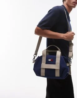 Tommy Jeans Retro Mini Duffle Bag In Blue For Men Velvet Blue -Tommy Hilfiger Store 207794935 1 velvetblue 1