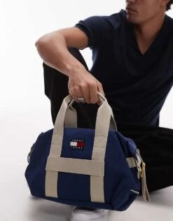 Tommy Jeans Retro Mini Duffle Bag In Blue For Men Velvet Blue -Tommy Hilfiger Store 207794935 3