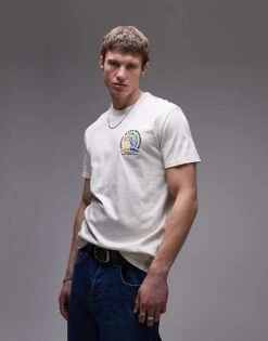 Tommy Jeans Colourful Crest Logo T-shirt In Oat Marl For Men Oat Marl Htr -Tommy Hilfiger Store 207795258 1 oatmarlhtr 1