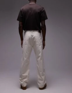 Tommy Jeans Straight Jeans In Ecru For Men -Tommy Hilfiger Store 207795634 3