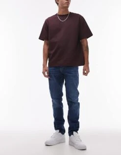 Tommy Jeans Austin Slim Tapered Jeans In Dark Wash For Men Denim Dark -Tommy Hilfiger Store 207795658 1 denimdark 1