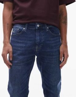 Tommy Jeans Austin Slim Tapered Jeans In Dark Wash For Men Denim Dark -Tommy Hilfiger Store 207795658 3