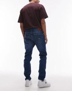 Tommy Jeans Austin Slim Tapered Jeans In Dark Wash For Men Denim Dark -Tommy Hilfiger Store 207795658 4