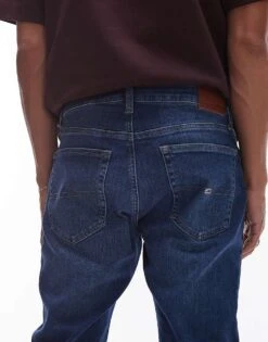 Tommy Jeans Austin Slim Tapered Jeans In Dark Wash For Men Denim Dark -Tommy Hilfiger Store 207795658 5