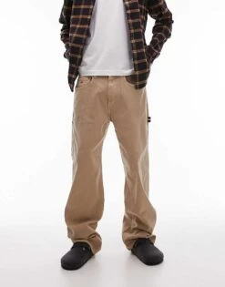 Tommy Jeans Carpenter Trousers In Beige For Men Relic Tan -Tommy Hilfiger Store 207795784 4