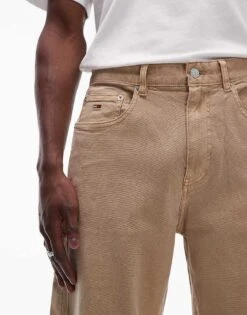 Tommy Jeans Carpenter Trousers In Beige For Men Relic Tan -Tommy Hilfiger Store 207795784 5