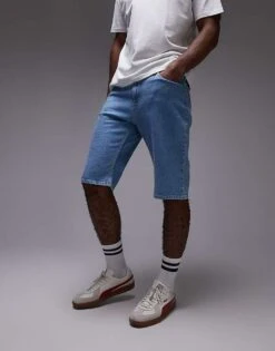 Tommy Jeans Ryan Denim Shorts In Light Wash For Men Denim Light -Tommy Hilfiger Store 207796210 2