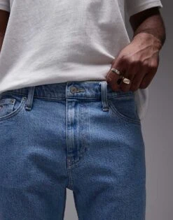 Tommy Jeans Ryan Denim Shorts In Light Wash For Men Denim Light -Tommy Hilfiger Store 207796210 3