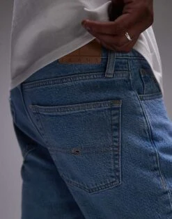 Tommy Jeans Ryan Denim Shorts In Light Wash For Men Denim Light -Tommy Hilfiger Store 207796210 4