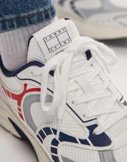 Tommy Jeans Archive 25 Trainers In Multi For Men Rwb -Tommy Hilfiger Store 207796244 3