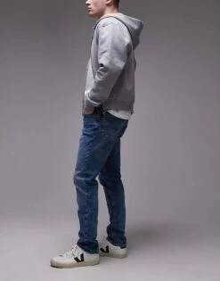 Tommy Jeans Scanton Slim Jeans In Medium Wash For Men Denim Medium -Tommy Hilfiger Store 207796394 3