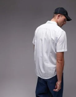 Tommy Hilfiger Flex Poplin Shirt In Multi For Men -Tommy Hilfiger Store 208041366 4