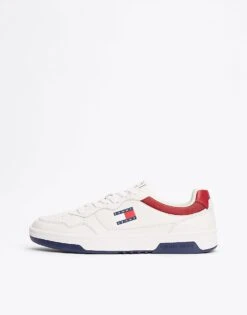 Tommy Jeans The Brooklyn Leather Cleat Trainers In White For Men -Tommy Hilfiger Store 208061726 1 white 1