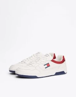 Tommy Jeans The Brooklyn Leather Cleat Trainers In White For Men -Tommy Hilfiger Store 208061726 4