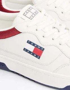 Tommy Jeans The Brooklyn Leather Cleat Trainers In White For Men -Tommy Hilfiger Store 208061726 5