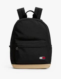 Tommy Jeans Essential Dome Backpack In Black For Men