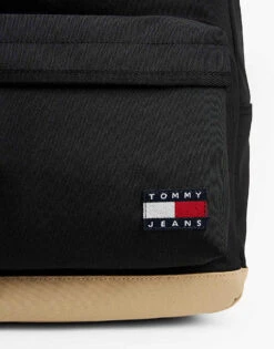 Tommy Jeans Essential Dome Backpack In Black For Men -Tommy Hilfiger Store 208068744 3