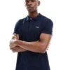 Tommy Jeans Slim Placket Polo In Blue For Men -Tommy Hilfiger Store 208069034 1 blue