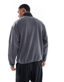 Tommy Jeans Polar Fleece In Dark Grey For Men -Tommy Hilfiger Store 208069126 3