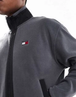 Tommy Jeans Polar Fleece In Dark Grey For Men -Tommy Hilfiger Store 208069126 4