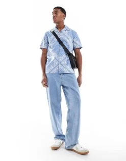 Tommy Jeans Short Sleeve Shirt In Multi For Men