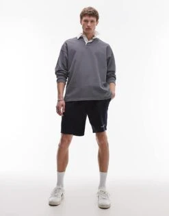 Tommy Hilfiger Small Tommy Logo Sweatshorts In Navy Blue For Men -Tommy Hilfiger Store 208069632 5